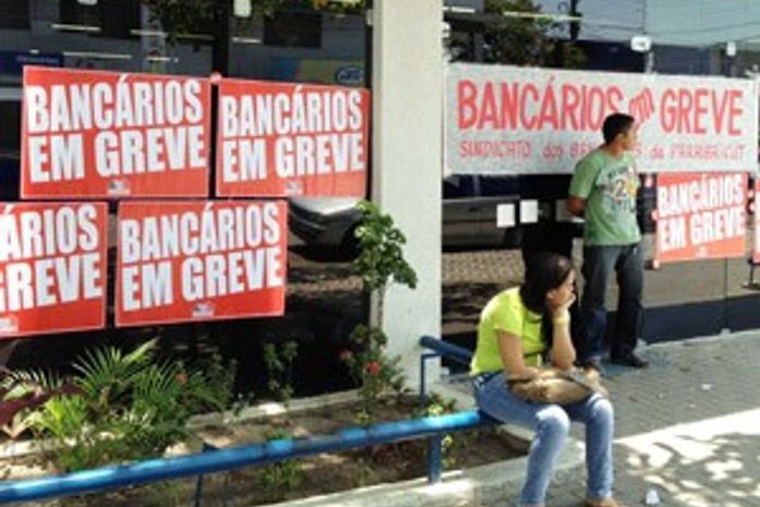 Bancos em greve