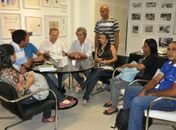 Comitiva de agentes esteve com o senador Renan na última segunda-feira
 