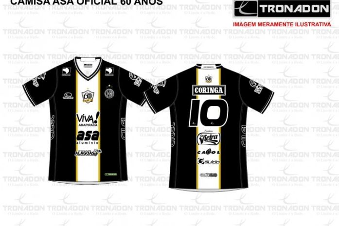 Uniforme comemorativo dos 60 anos.