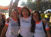 Com diabetes, brasileira participa de corrida especial nos Estados Unidos