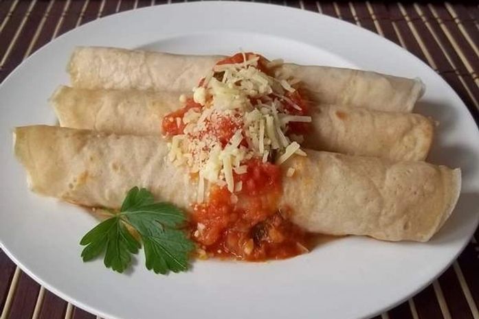 Panqueca de ricota com espinafre, uma opção leve para o almoço