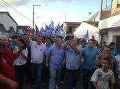 Em Messias, Sergio Toledo com Jarbinhas, Emilio e Renan Filho
