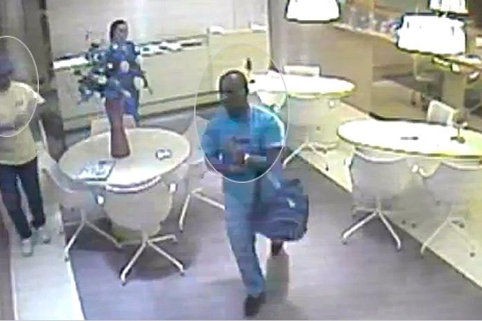 PC divulga vídeo de suspeitos de roubo a joalheria de Shopping