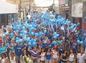 Caminhada Feminina de Rogerio Teófilo pelas ruas de Arapiraca
