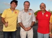 Senador Renan, entre Marcius Beltrão e Ronaldo Lopes
