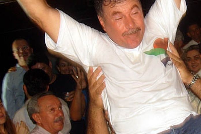 Cicero Almeida quando venceu a eleição pela segunda vez prefeito de Maceió