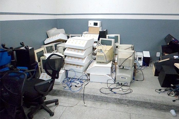 Material apreendido durante a Operação Matchpoint