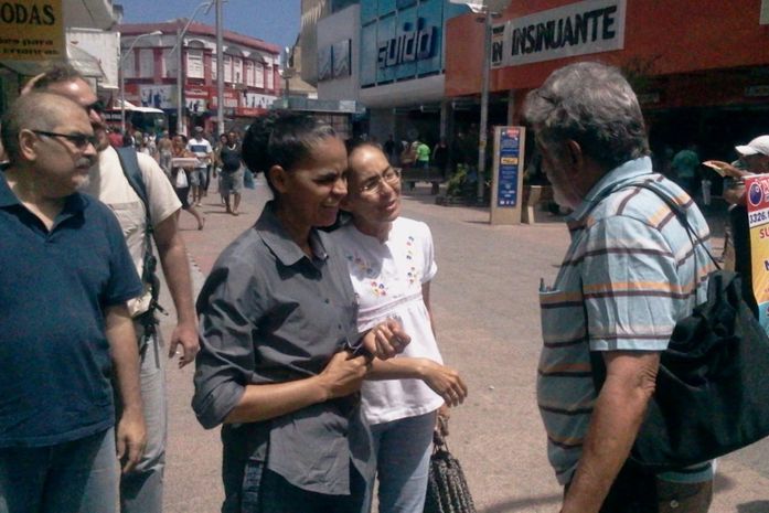 Vereadora Heloísa Helena e Marina Silva