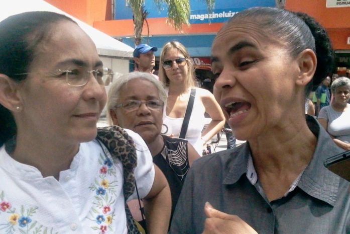 Vereadora Heloísa Helena e Marina Silva