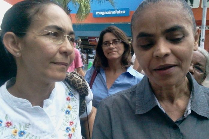 Vereadora Heloísa Helena e Marina Silva