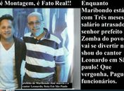 Povo de Maribondo critica vereadores e prefeito  aparece na Internet  ao lado do cantor Leonardo  em SP