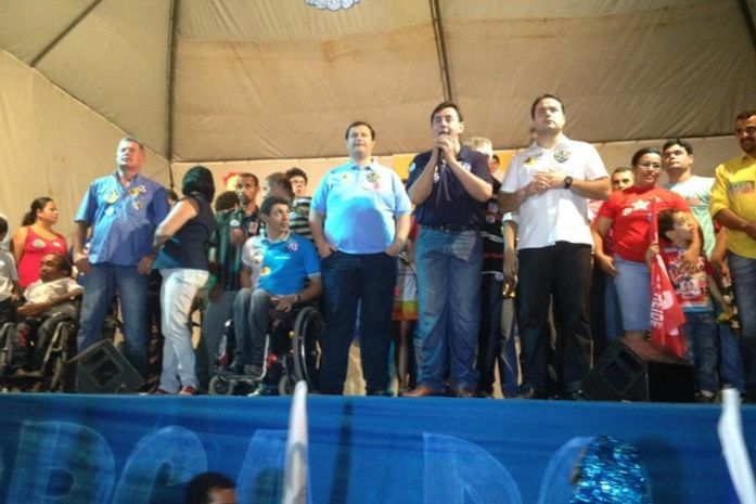 Renan apoiando Tonho do Eurico em Maribondo