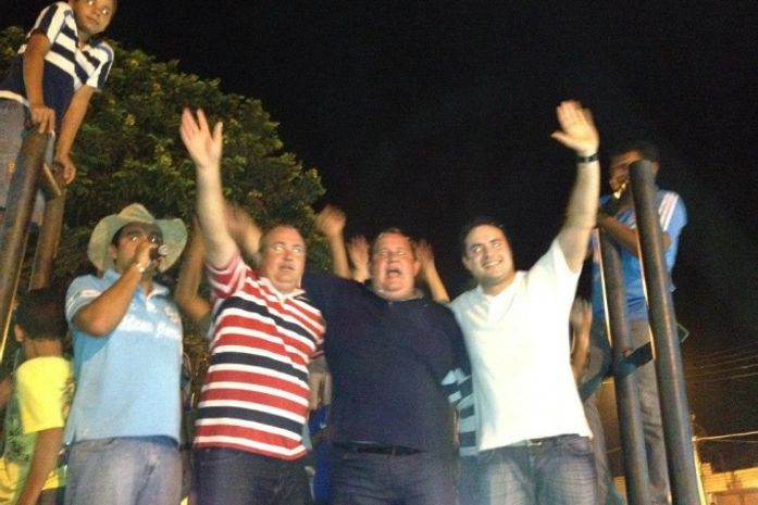 Kaika, prefeito Segundo e Renan Filho em Jundiá