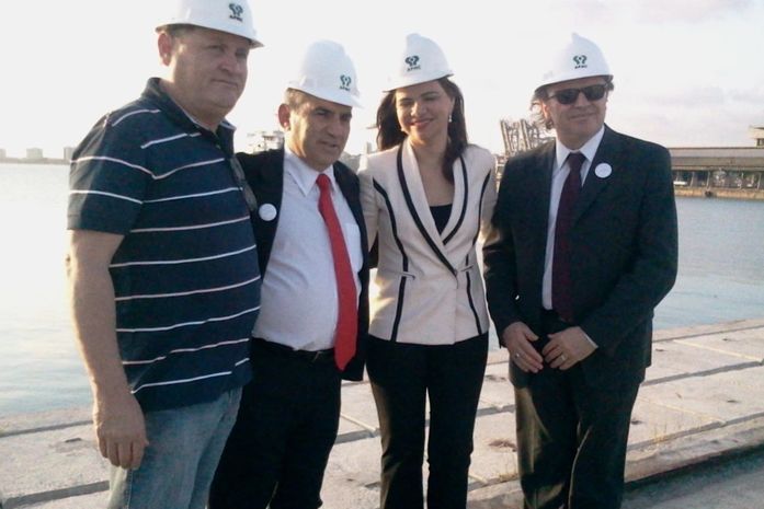 Ministro Gilberto Carvalho, Rosiane Beltrão e comitiva