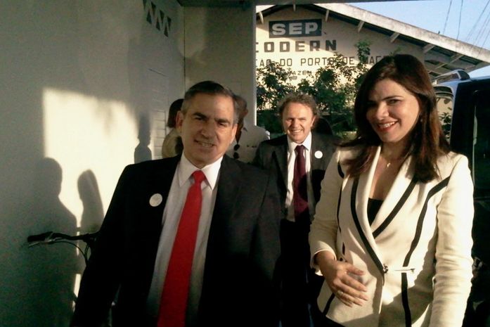 Ministro Gilberto Carvalho, Rosiane Beltrão e comitiva