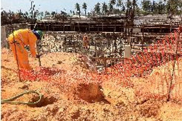 Obras do novo shopping