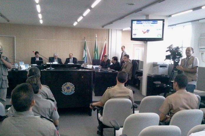 Representantes das Polícias no TRE