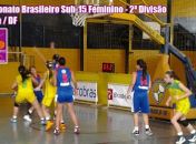Seleção alagoana feminina de Basquete no Campeonato Brasileiro em Brasilia.
