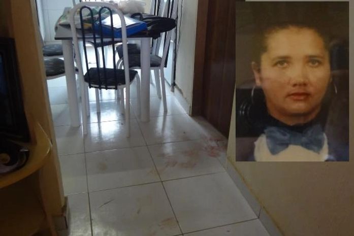 Professora foi morta a golpes de fação em um dos cômodos da casa