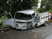 Acidente envolveu três veículos na BR 316