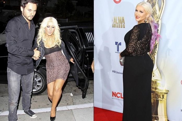 Cantora Christina Aguilera diz estar feliz por ser uma mulher gordinha