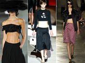 Barriga de fora ganha força nos desfiles internacionais para verão 2013