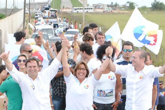 Luciano, Célia e Renan