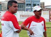 Primeiro treino de Roberval Davino