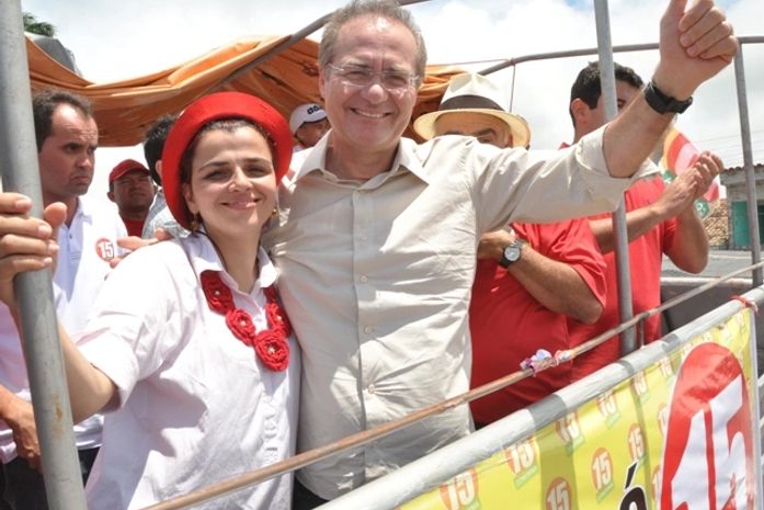 Campanha de Juliana em Mar Vermelho teve o reforço do senador Renan