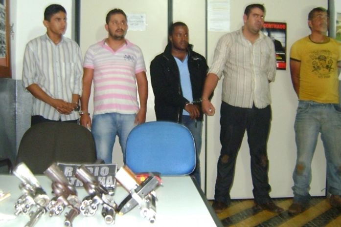 Polícia prende quadrilha armada em Palmeira dos Índios