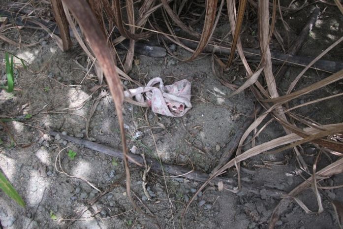 Roupas estava próximas do corpo