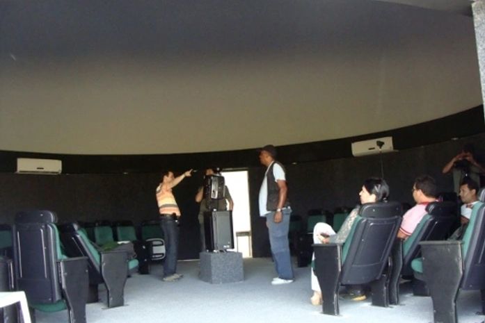 Auditório da Praça da Ciência e do Conhecimento tem capacidade para 120 pessoas sentadas