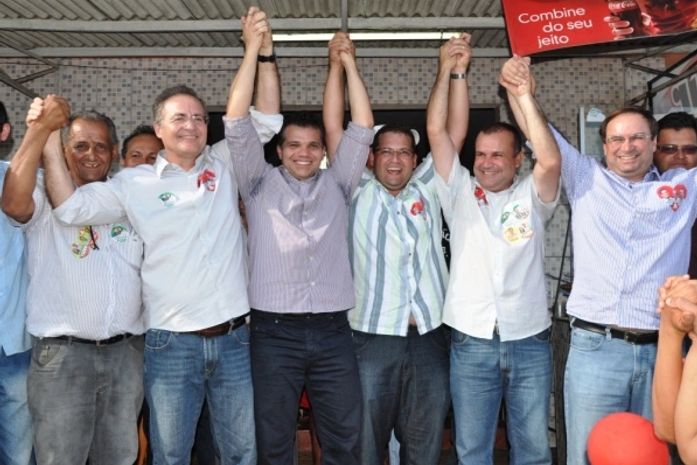 Ex-prefeito João Sebastião, Renan, Ricardo Nezinho, Seninha, Dr. Aurelino e Luciano Barbosa