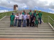 Renan visita planetário com Luciano Barbosa e fica encantando com a obra no Lago Perucaba