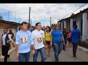Cristiano Matheus e Renan Filhos pelas ruas de Marechal Deodoro