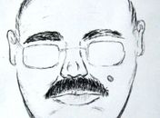 Retrato falado de homem acusado de matar português