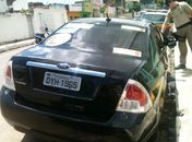 Momento em que agentes da PRF entregaram o veículo a Delegacia de Palmeira dos Índios