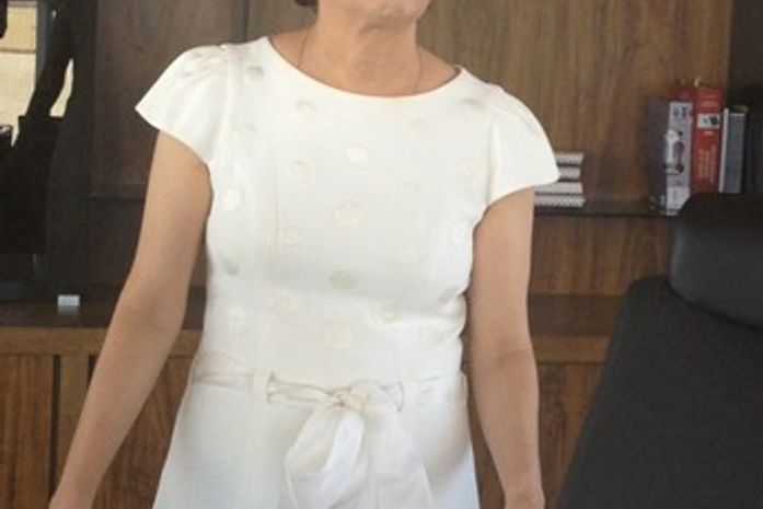 A presidente do TSE, ministra Cármen Lúcia, em seu gabinete no tribunal