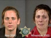 Usuários de drogas antes e depois