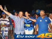 Marcos Ferreira e sua vice