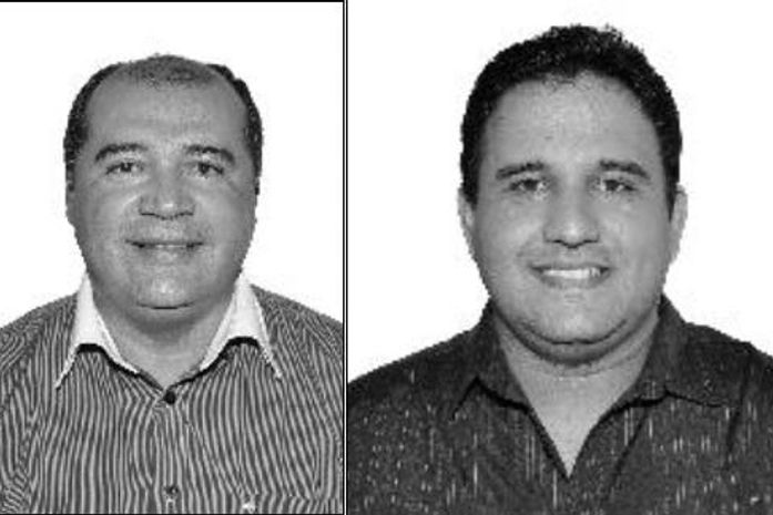 Candidatos Dalmo Porto e Mesaque Padilha