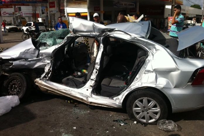 Voyage ficou totalmente destruído na colisão