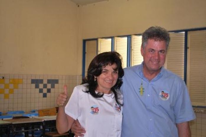 Zé Enéas e a primeira dama Draª Dalva Edith