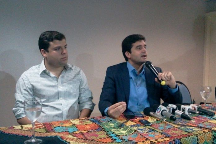 Prefeito Rui Palmeira (PSDB)  e Vice-prefeito, Marcelo Palmeira