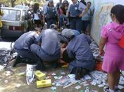 Idosa que escorregou em 'santinhos' morre por complicações da queda