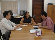 Encontro com as secretarias e deputado estadual, Joãozinho Pereira 