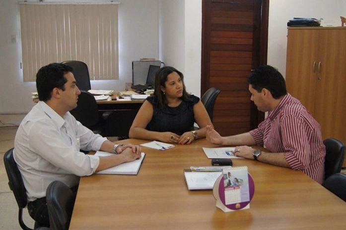 Encontro com as secretarias e deputado estadual, Joãozinho Pereira