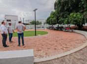 Praça do Arnon de Mello está com 80% das obras concluídas