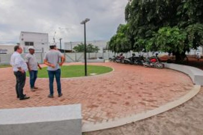 Praça do Arnon de Mello está com 80% das obras concluídas