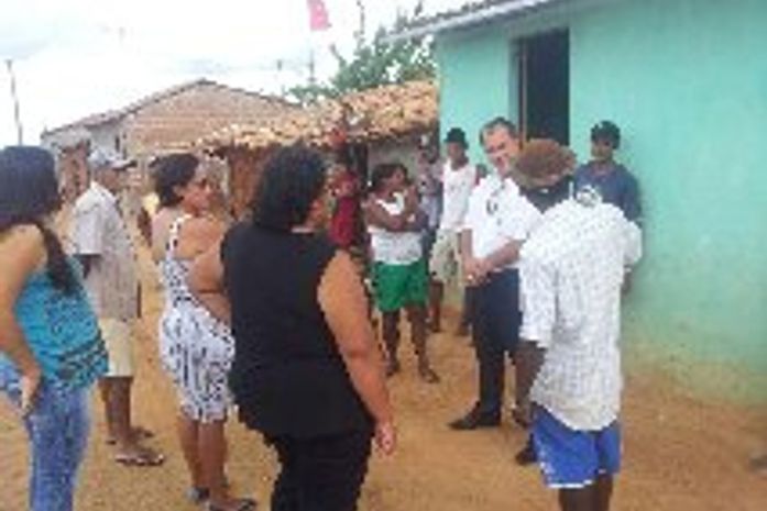 Ronaldo no quilombolas de Pòços das Trincheiras